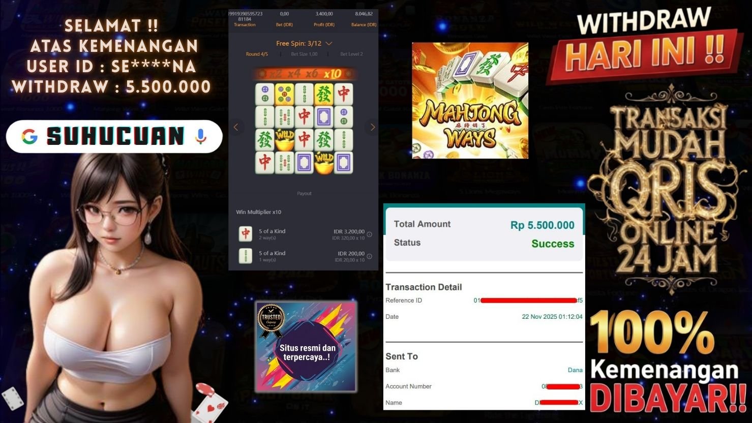 SUHUCUAN JACKPOT SLOT MAHJONG WAYS